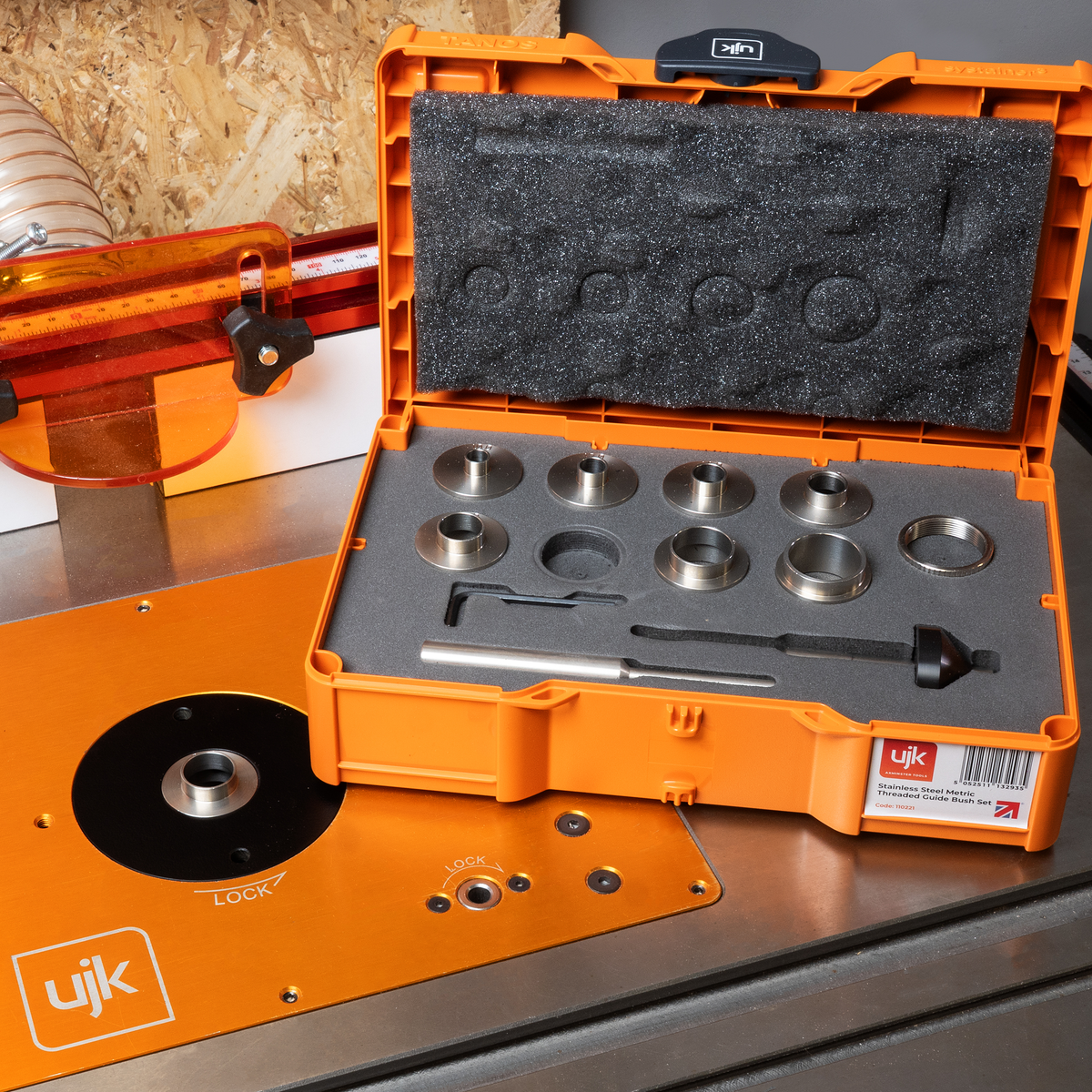 UJK Stainless Steel Metric Guide Bush Set