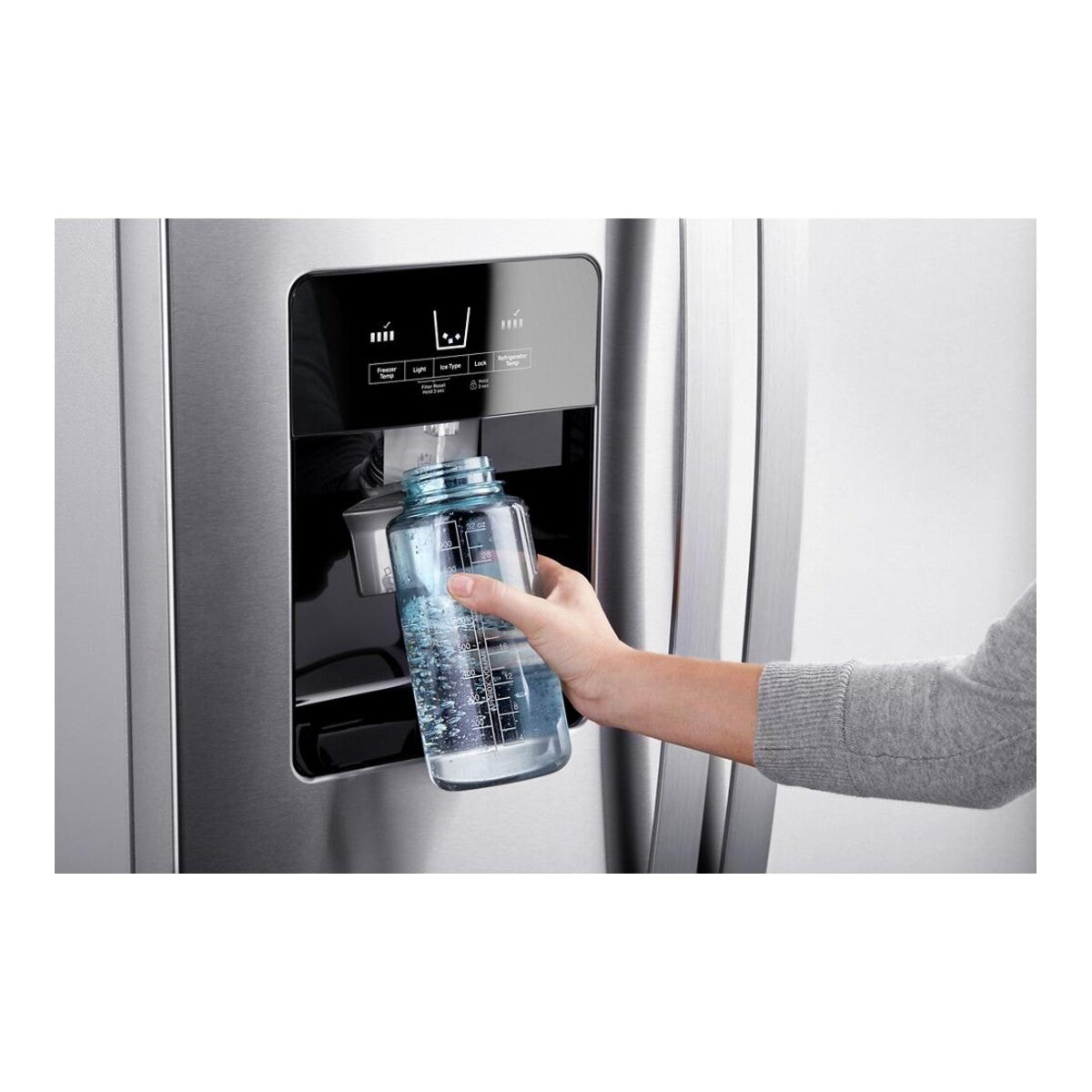 36-inch Wide Side-by-Side Refrigerator - 25 cu. ft.