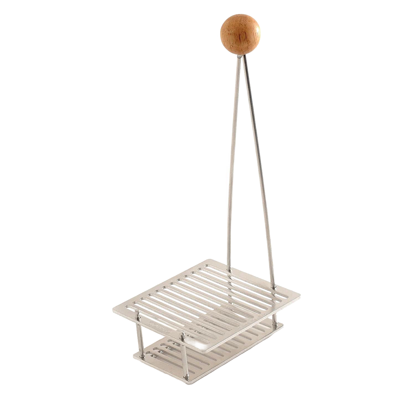 Metal sterilizing canning rack with wooden handle, designed for kitchenware and home canning use under $50 collections