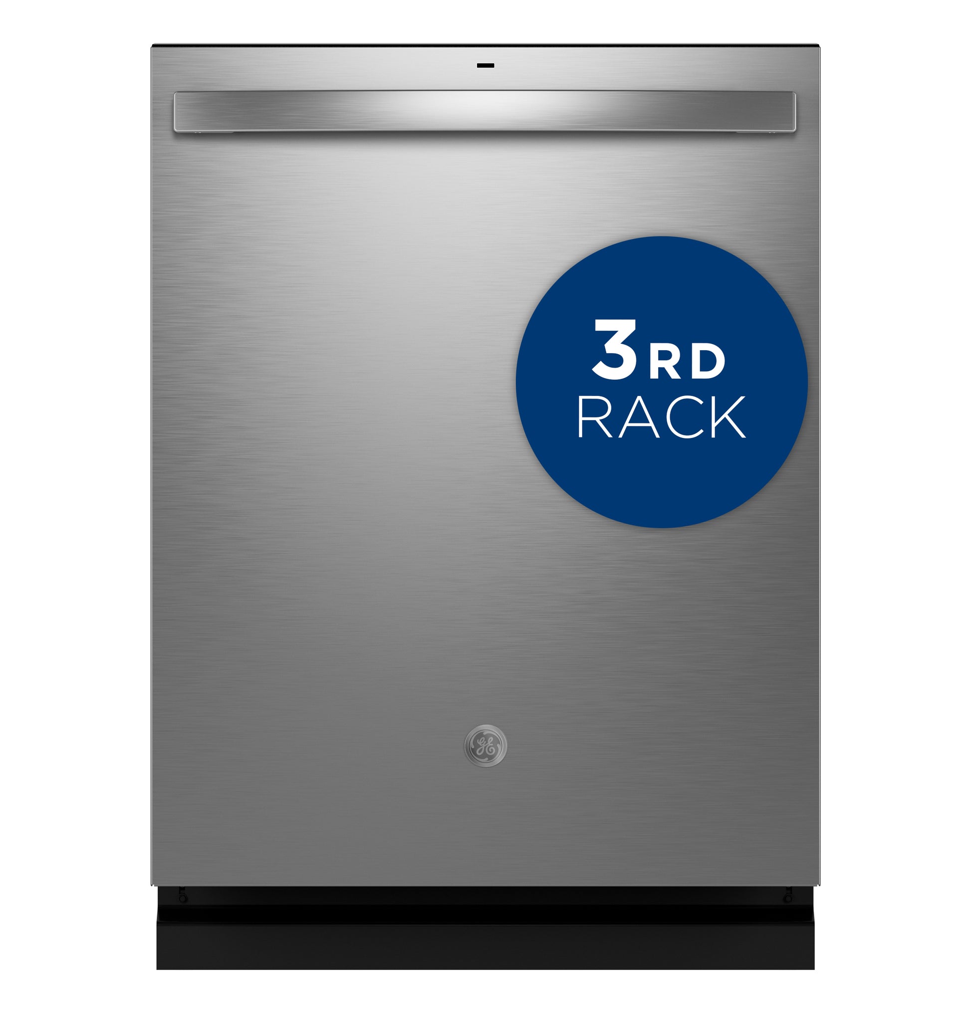 Built-in fingerprint resistant stainless steel dishwasher with top controls and third rack in Dishwashers collection
