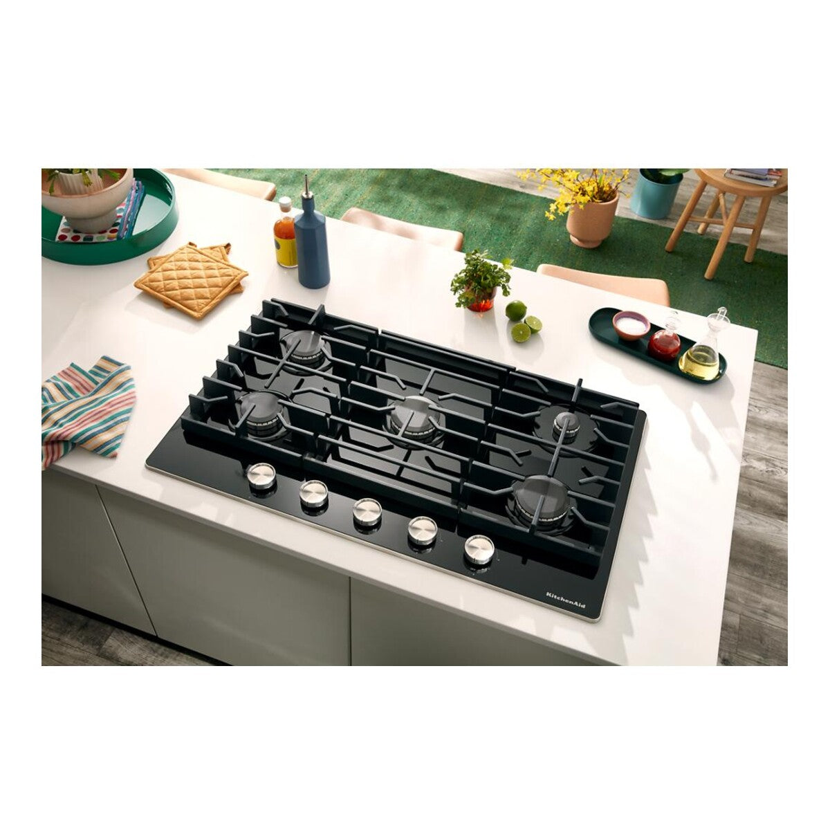 36" Gas-on-Glass Cooktop