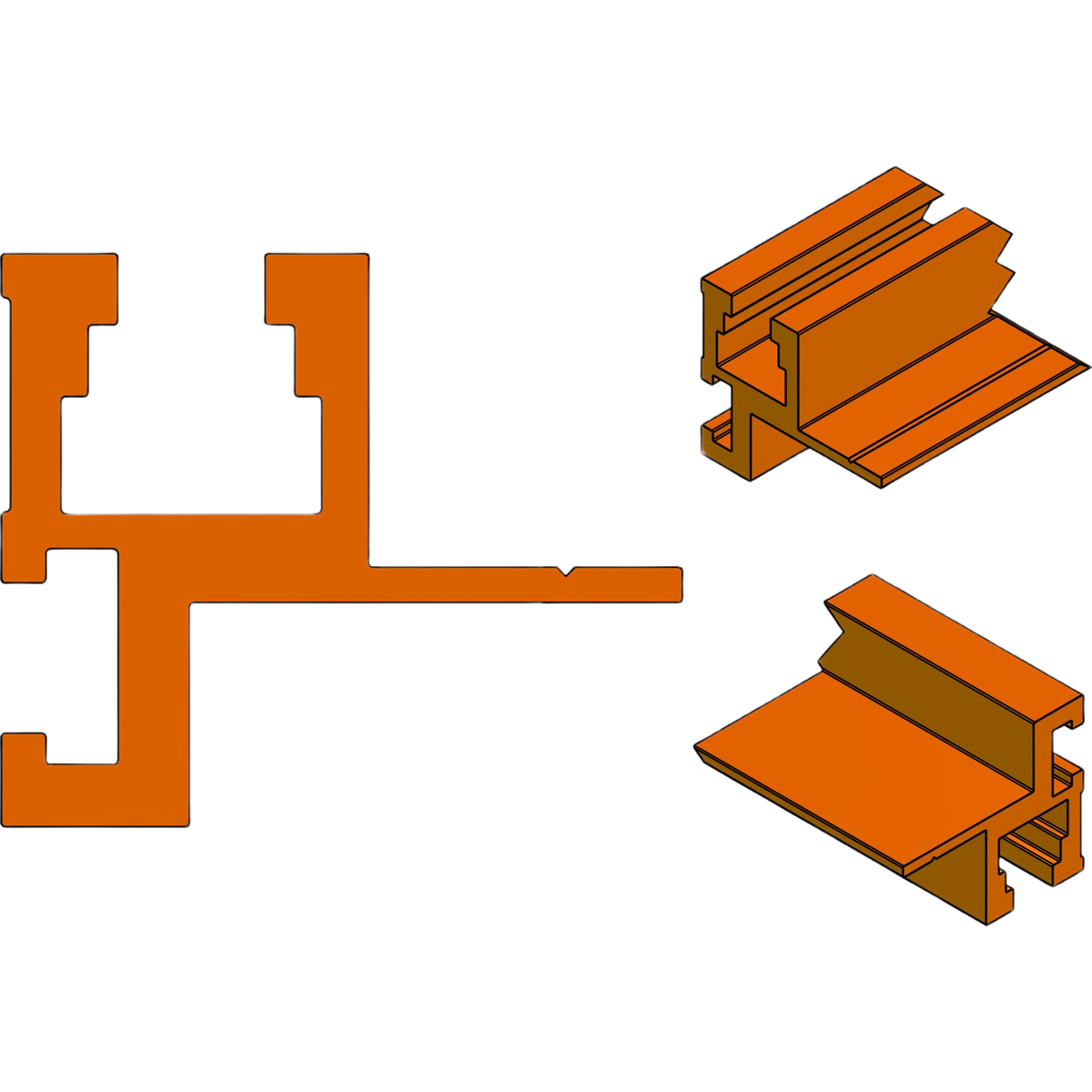 UJK T-Track for Track & Stop Kit 610mm