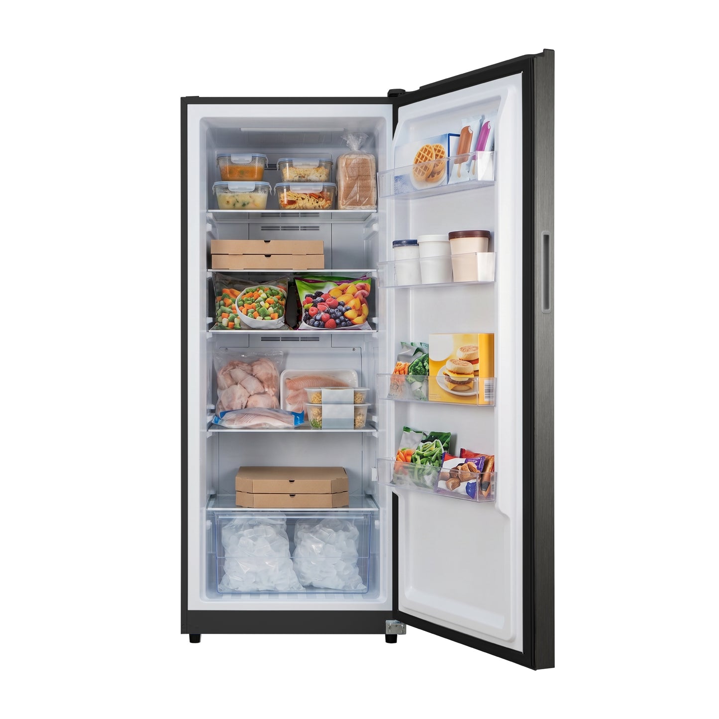 Element 14.0 cu. ft. Upright Convertible Freezer/Refrigerator - Stainless Steel, ENERGY STAR (EXUF14CEES)
