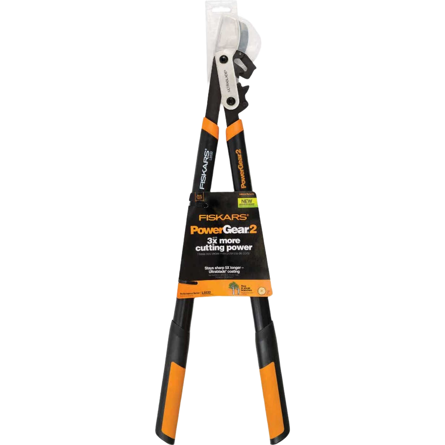 Bypass lopper with steel construction, PowerGear2 technology, and ergonomic grips for efficient home improvement cutting tasks