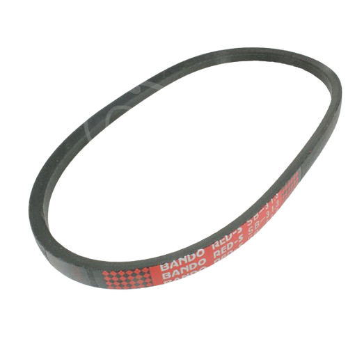 Black rubber V-belt with red and white branding text for Parts & Lubricants and Honda collections under $50