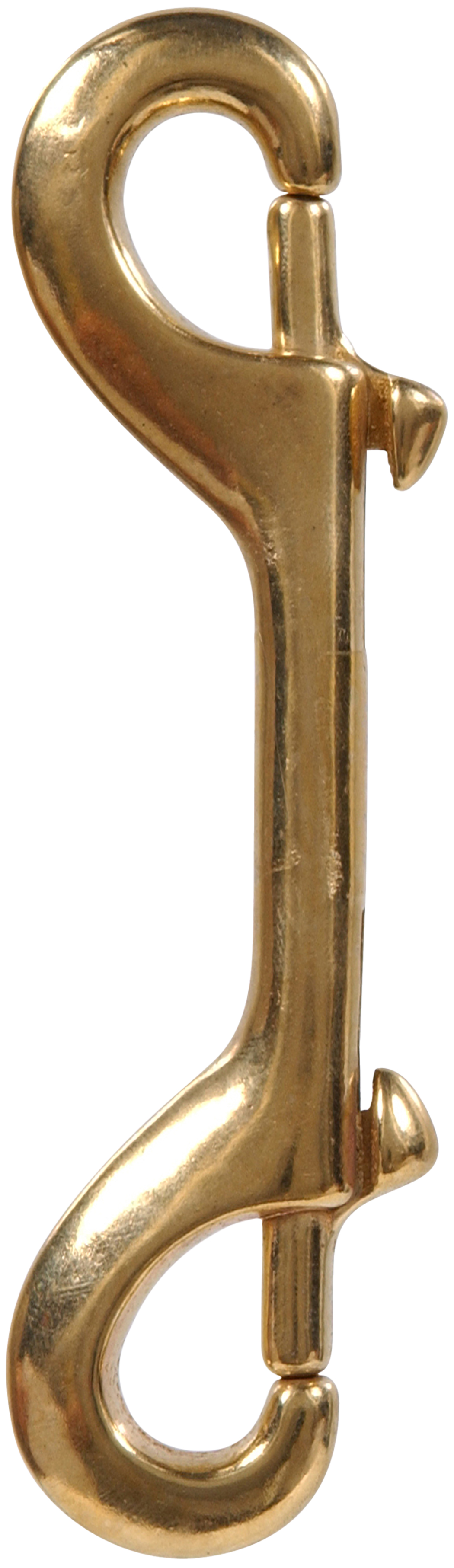 Hardware Essentials Double Ended Bolt Snap Brass (4-1/2")