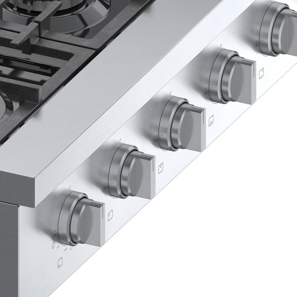 800 Series, Gas Rangetop, 36 ", Stainless steel