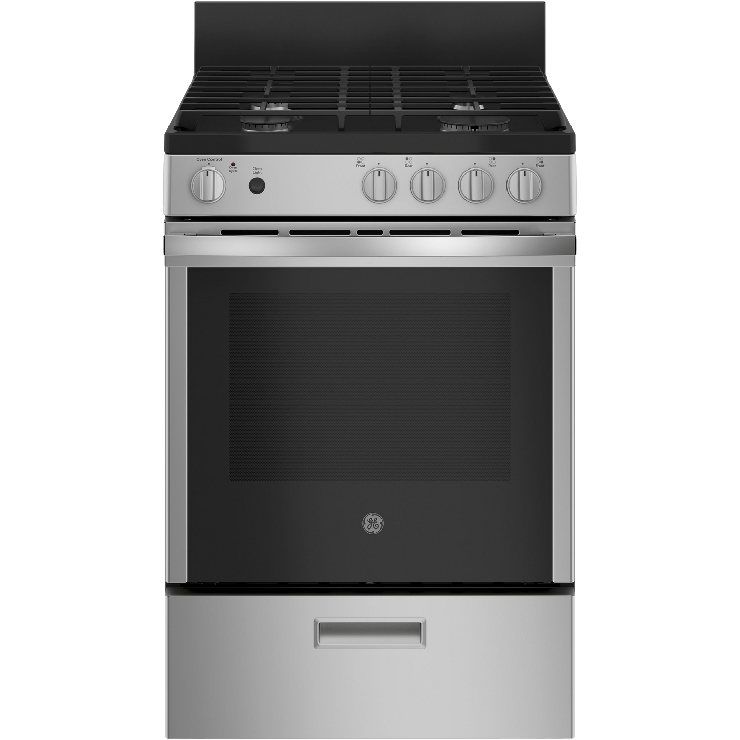 GE® 24"  Steam Clean Free-Standing/Slide-in Gas Range