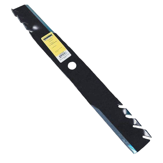 Black 21-inch Predator mower blade with central mounting hole for lawn mower replacement parts under $50 collection