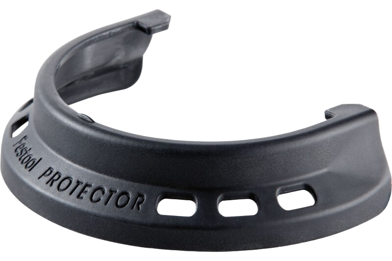 Black edge protector accessory for sanding tools designed to shield adjacent surfaces, in Festool and Under $50 collections