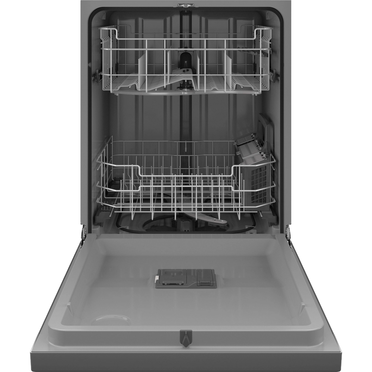 GE ENERGY STAR Front Control with Plastic Interior Dishwasher with Sanitize Cycle & Dry Boost