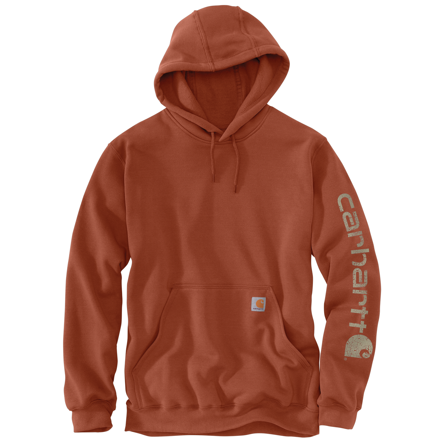 Carhartt Men's Loose Fit Midweight Logo Sleeve Graphic Hoodie