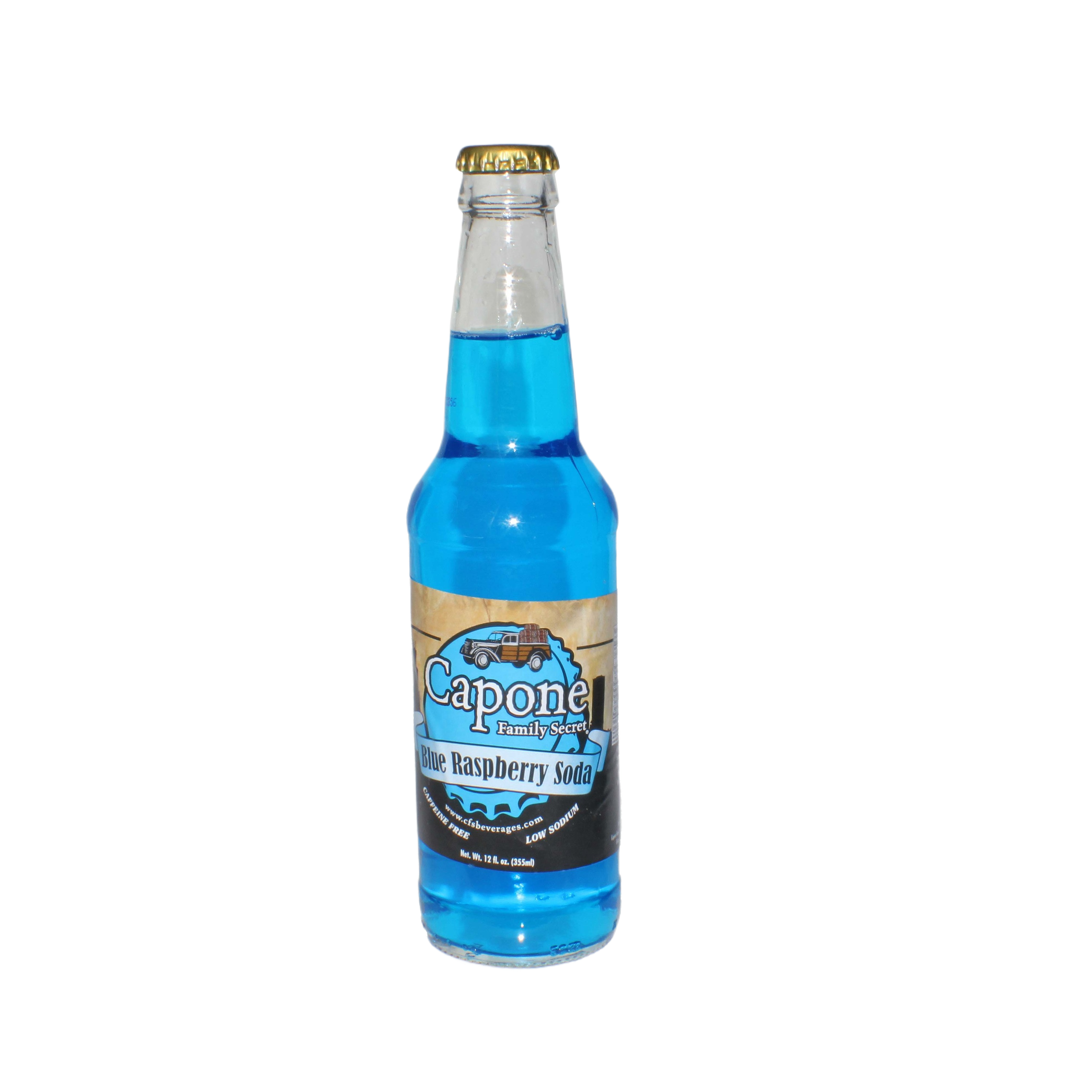 Capone Blue Raspberry Soda 12 oz – Sweet & Refreshing Drink – Hartville ...