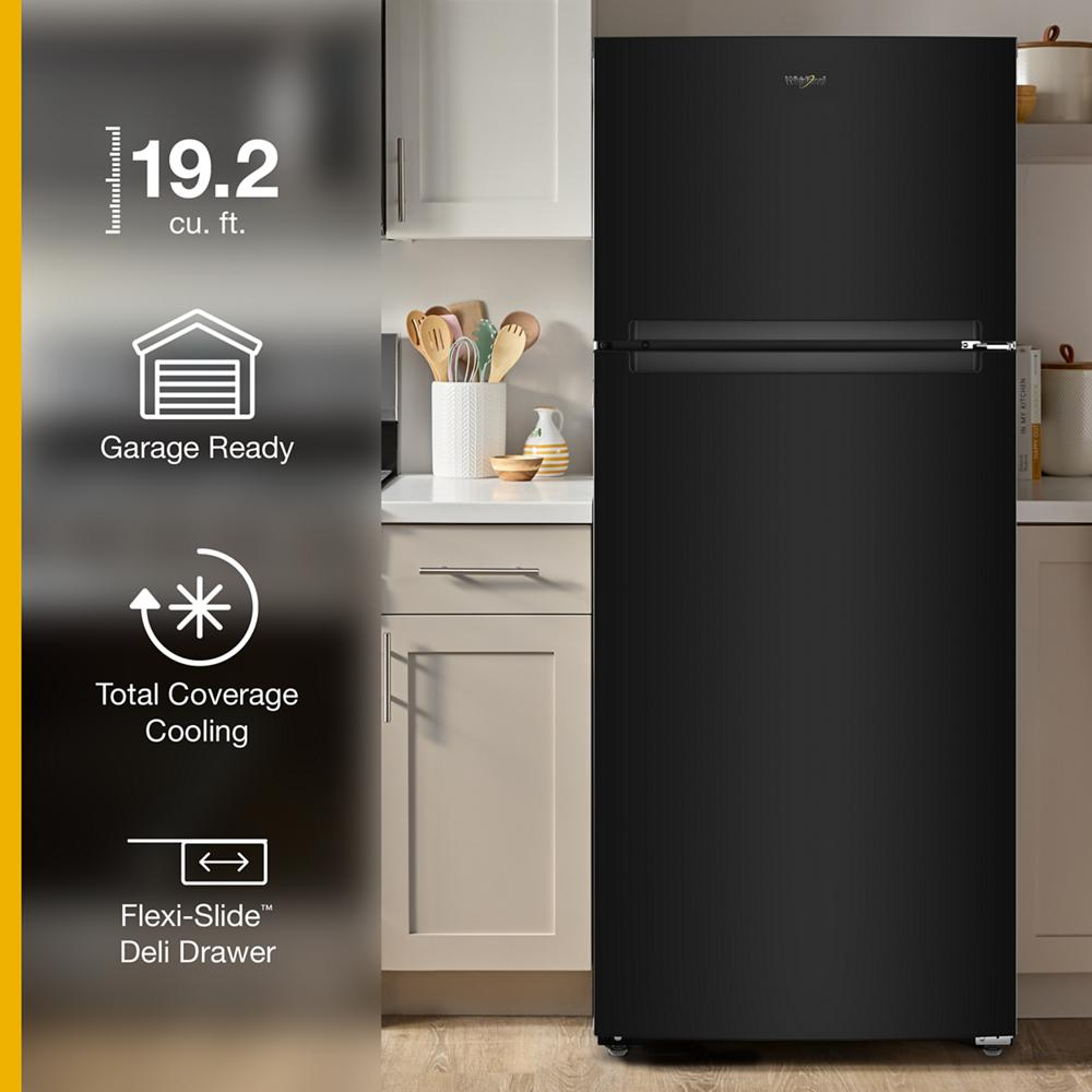 Whirlpool® 28-inch Wide Top Freezer Refrigerator with Total Coverage Cooling- 18.0 Cu. Ft.