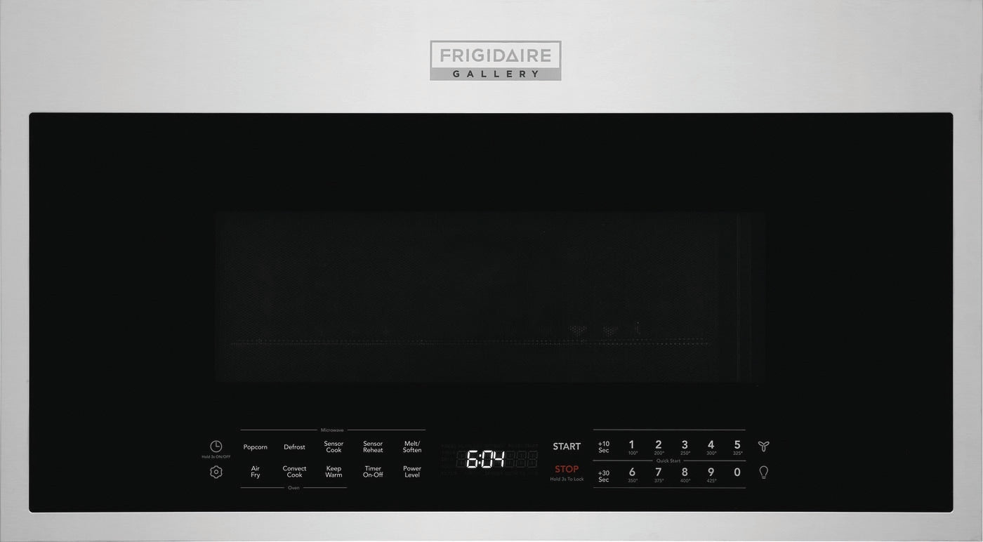 Over-the-range microwave with digital control panel and push-to-open PureAir filter from Microwaves collection