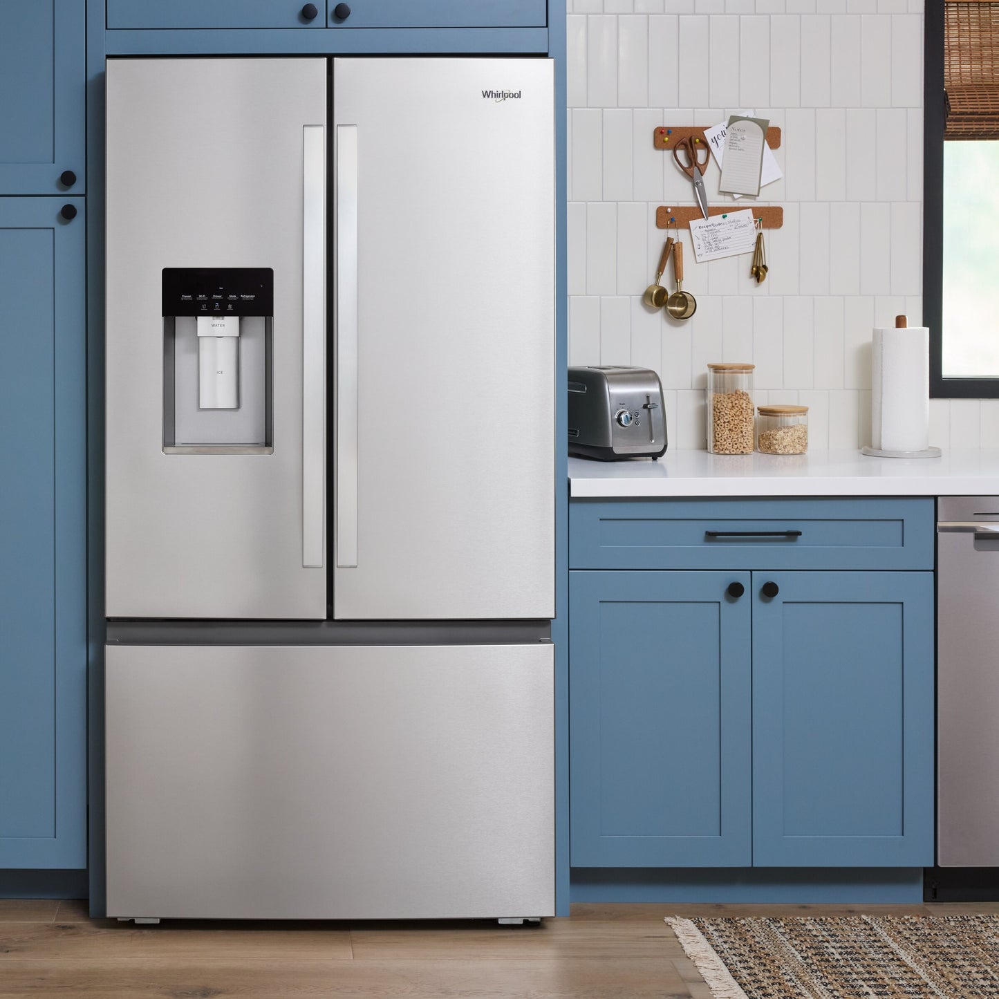 36-inch Wide True Counter-Depth 3-Door French Door Refrigerator - 23.4 cu. ft.