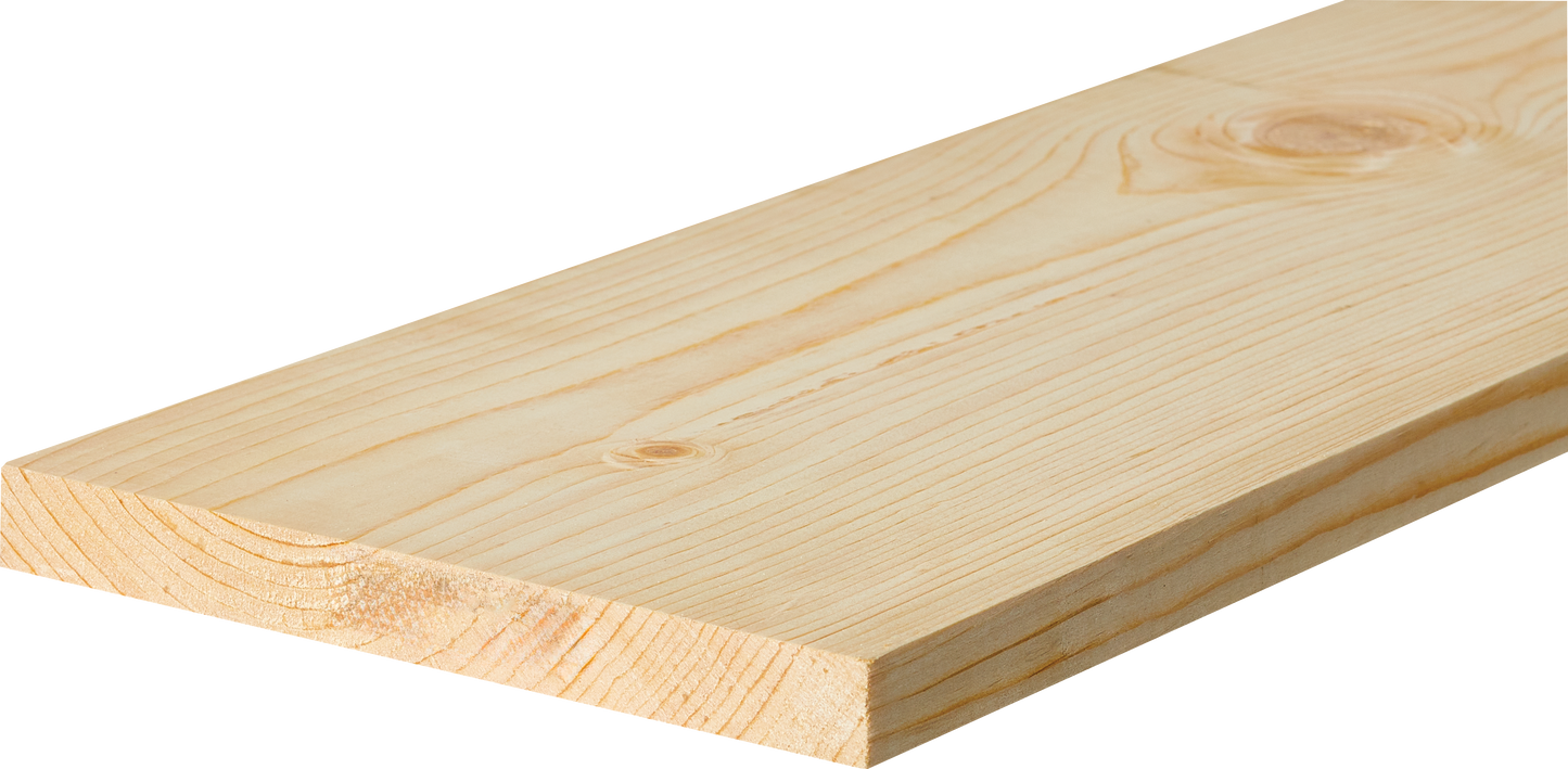 Parksite Interfor 1x8 12-ft. Reserve Pine #2&BTR S4S Micro EE KD