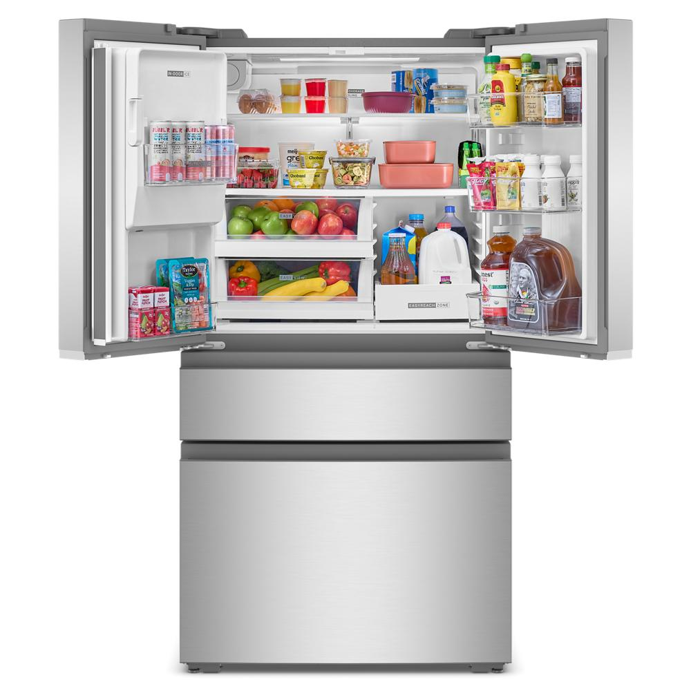 36-inch Wide True Counter Depth 4-Door French Door Refrigerator - 22 cu. ft.