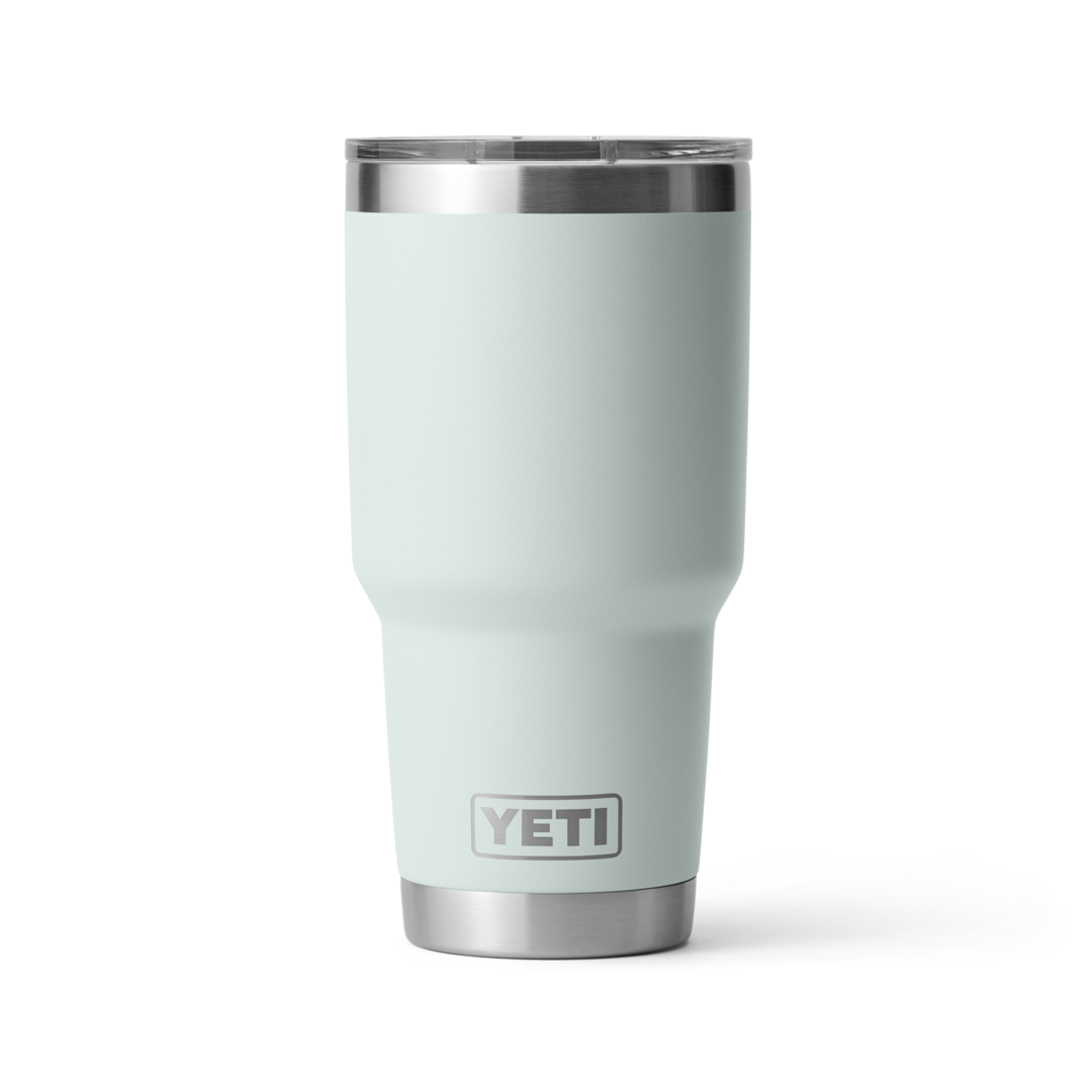 Light green insulated stainless steel tumbler with clear magslider lid in Drinkware and Kitchen & Kitchenware collections under $100