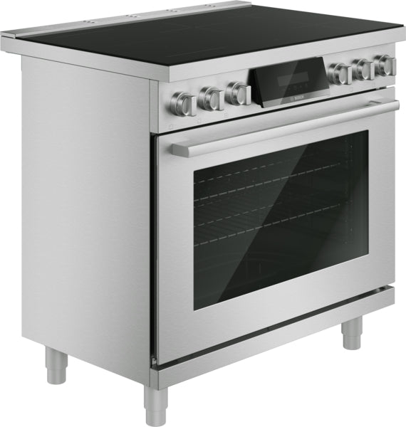 800 Series, Induction freestanding range, 36'', Stainless Steel