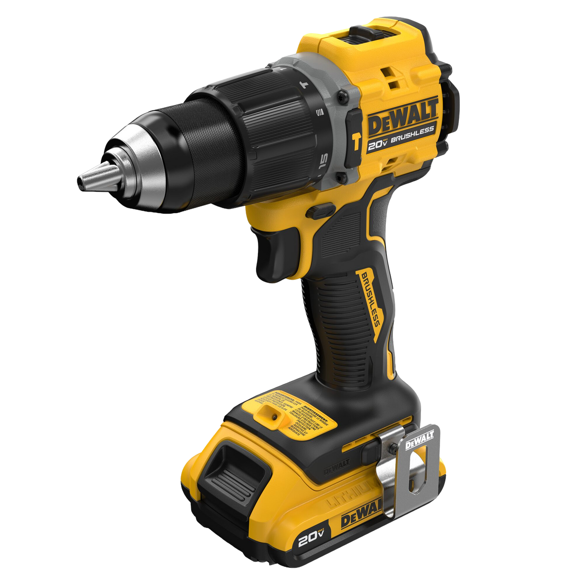 DEWALT ATOMIC COMPACT SERIES™ 20V MAX* Brushless Cordless 1/2" Hammer Drill Kit