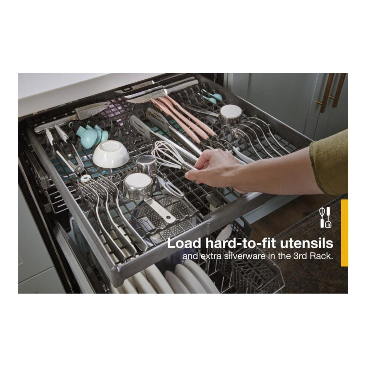 24” Stainless Steel Dishwasher with AI Intelligent Wash - 47 dBA