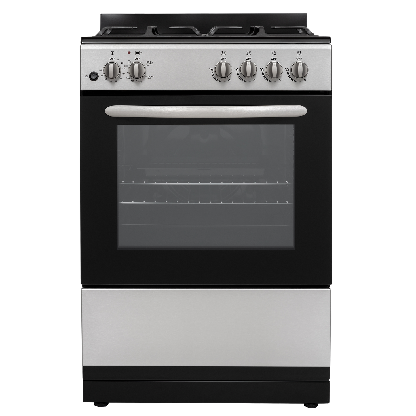 Element Electronics 24" Gas Range (EGR244MCCS)