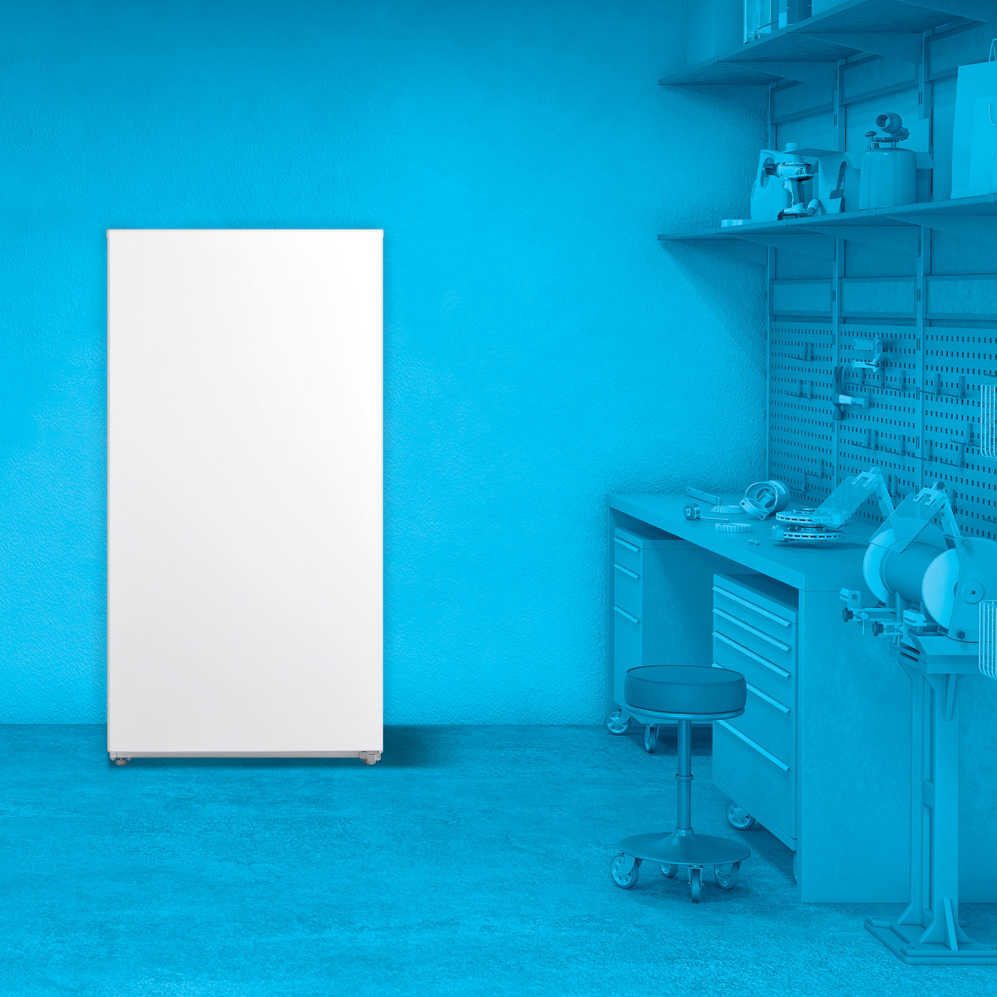 Element Electronics 17.0 cu. ft. Upright Convertible Freezer/Refrigerator - White (EUF17CDBW)