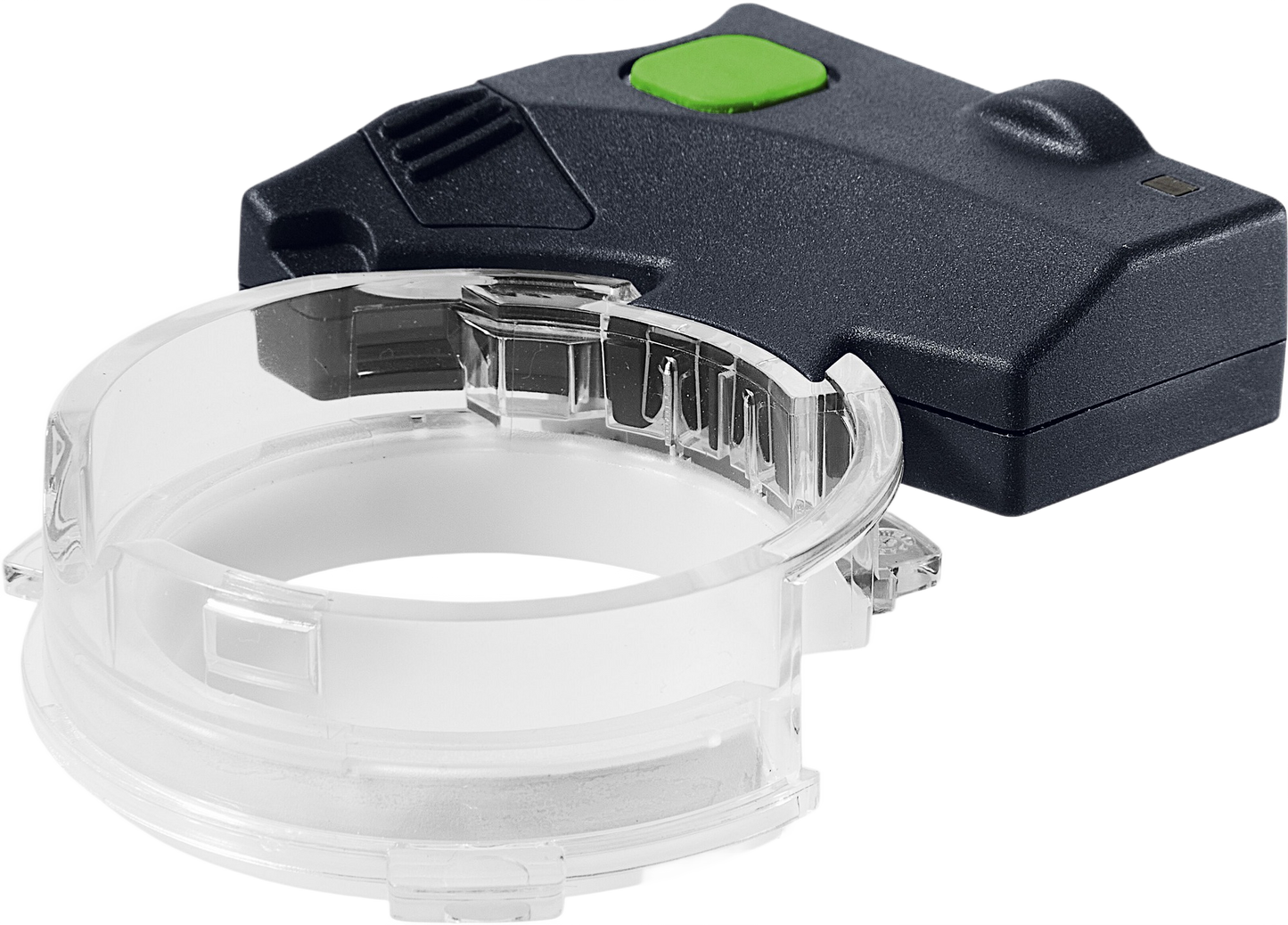 Compact light module with integrated LED ring and clear mounting base for woodworking tool accessories under $100 collections
