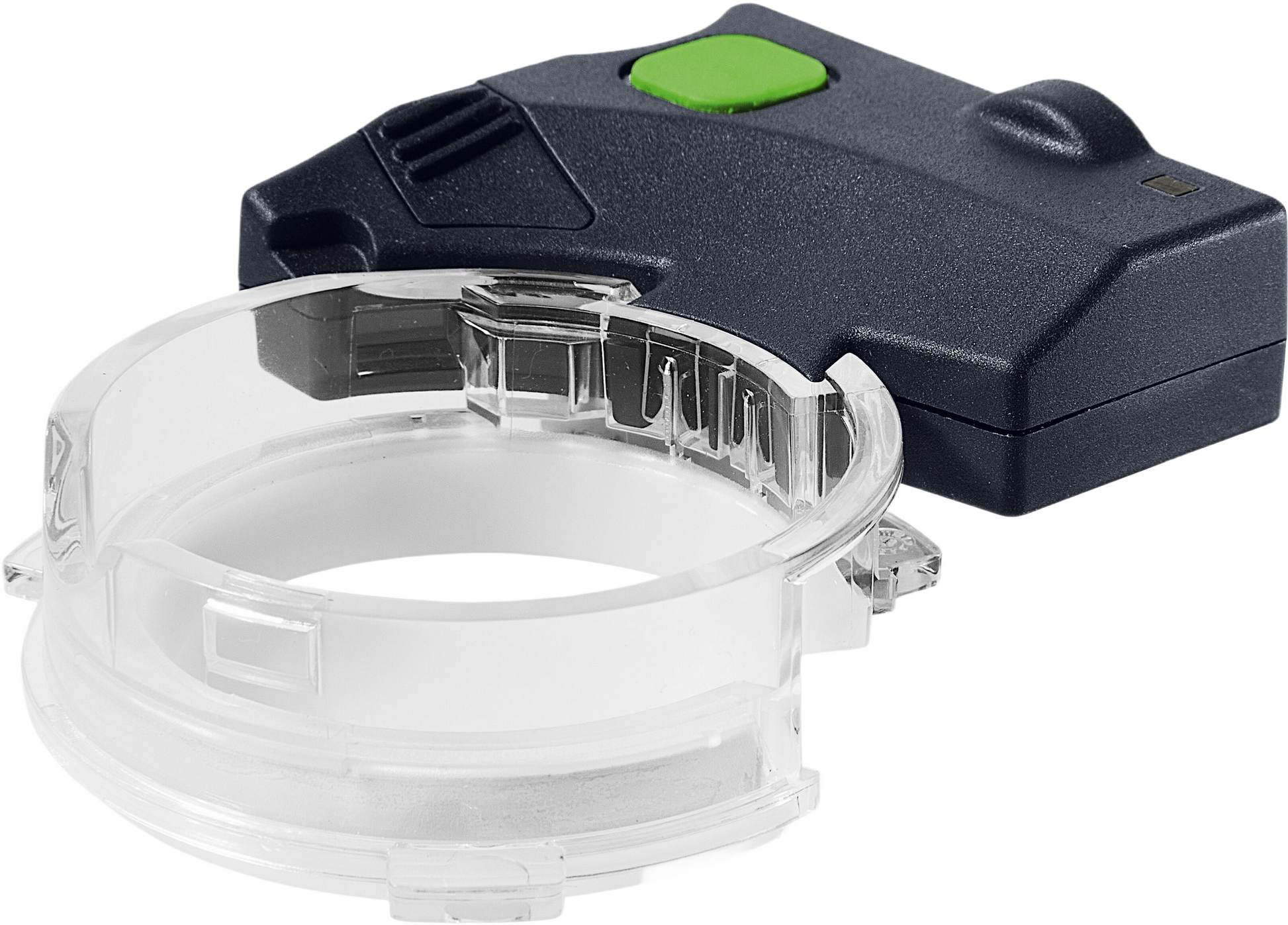Compact light module with integrated LED ring and clear mounting base for woodworking tool accessories under $100 collections