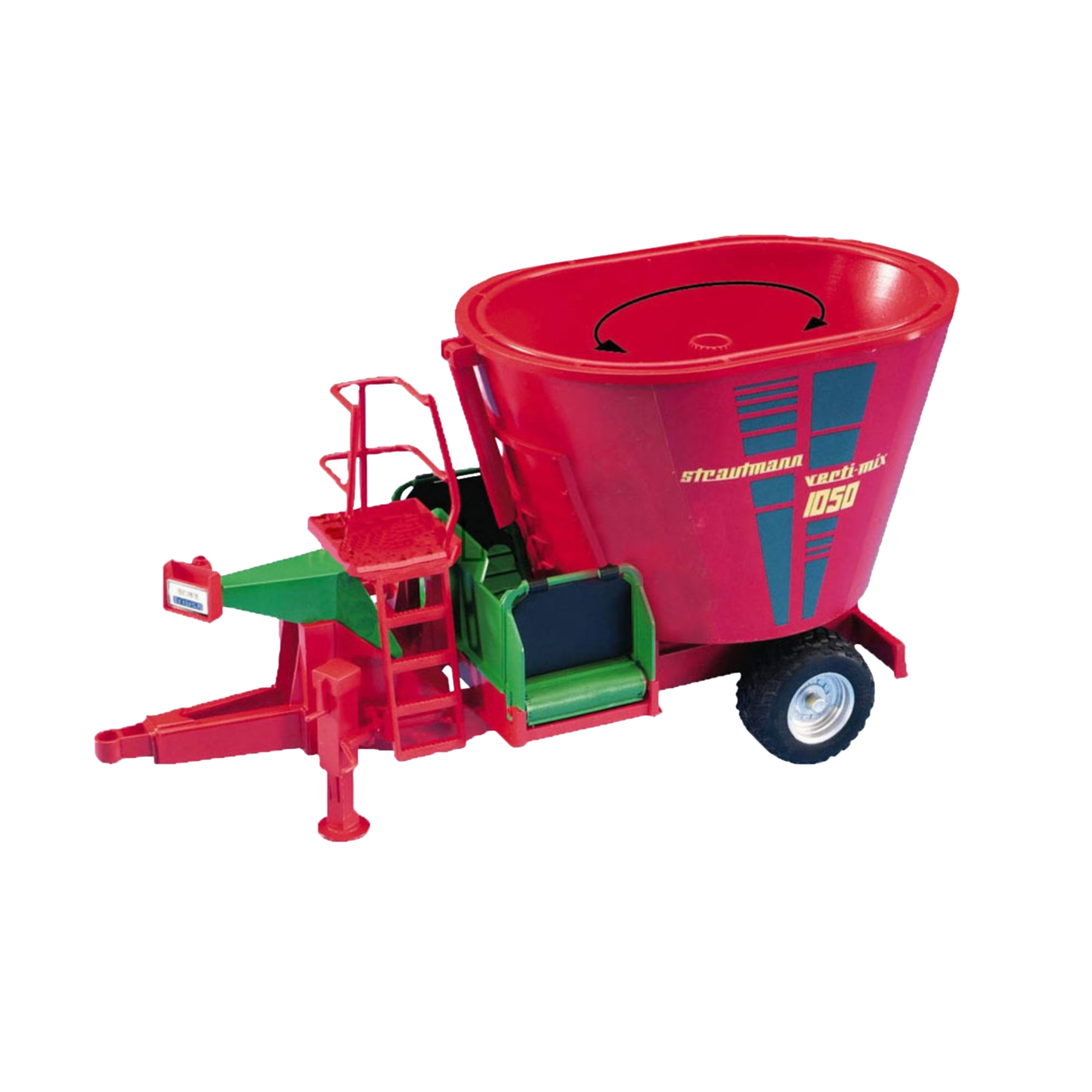 Red and green Bruder toy fodder mixer model from Vehicles & Remote Controlled Toys and Bruder Toys collections