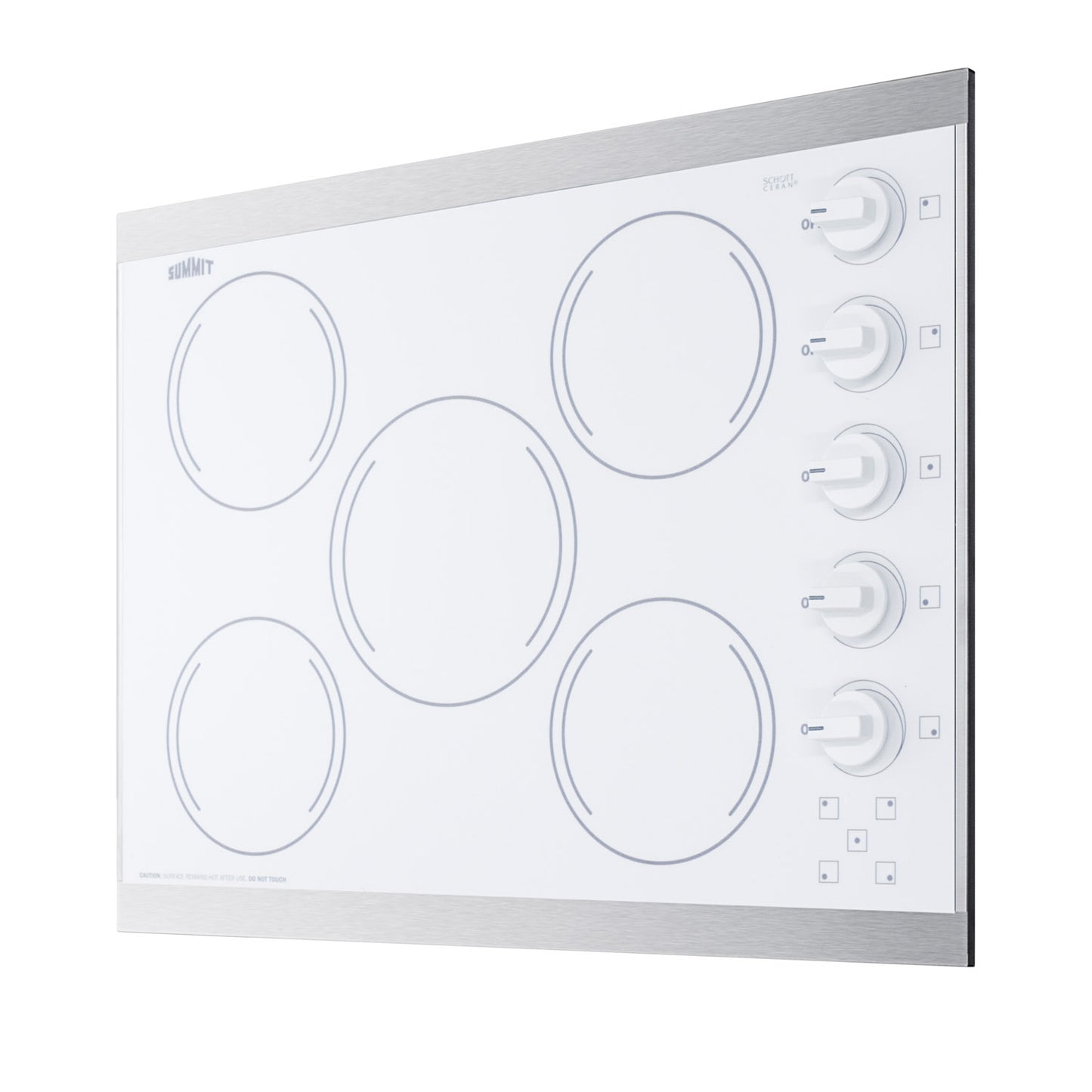 27" Wide 230V 5-Burner Radiant Cooktop