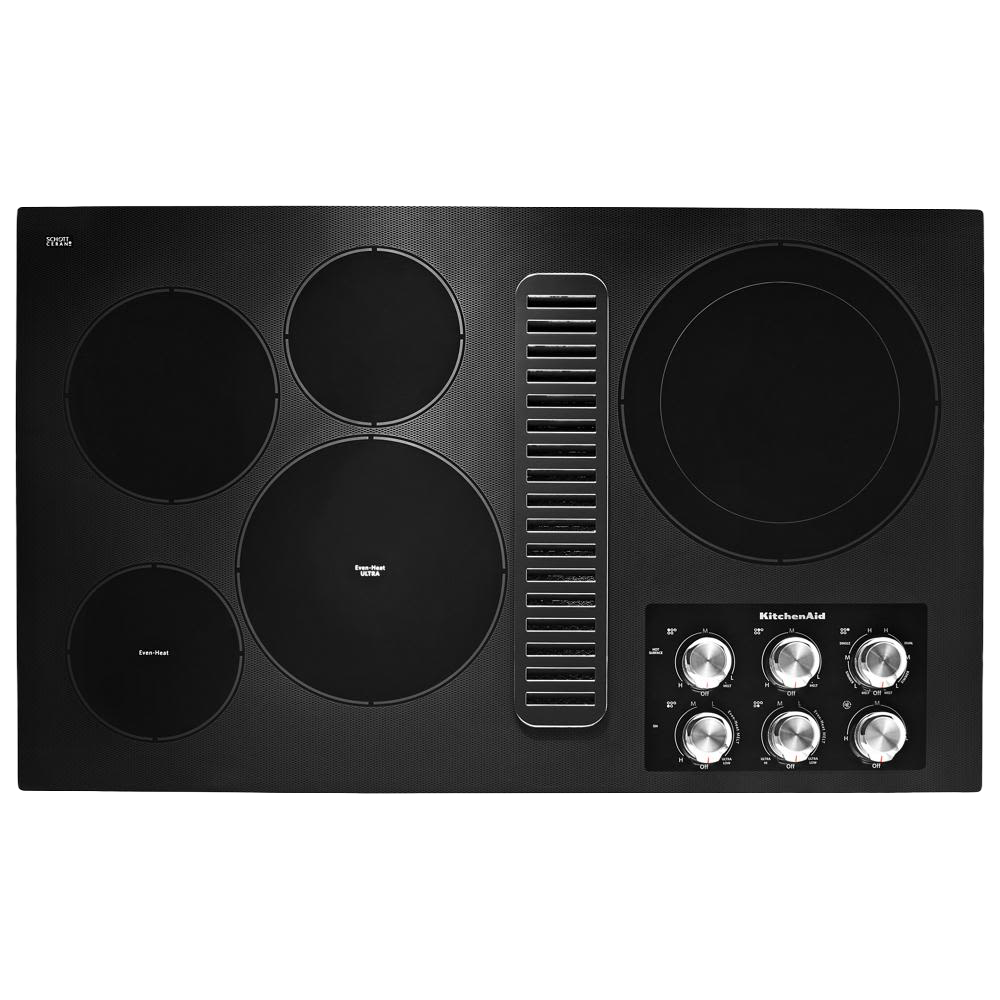 36" Electric Downdraft Cooktop with 5 Elements
