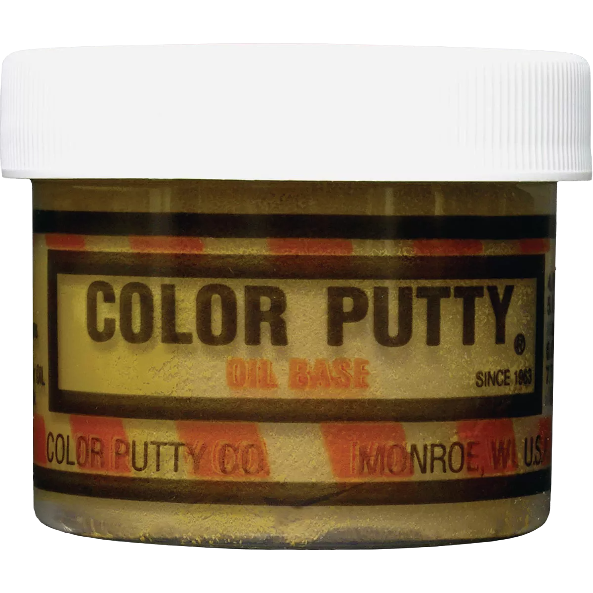 Small jar of butternut oil-based wood filler for home improvement and wood repair projects under $50