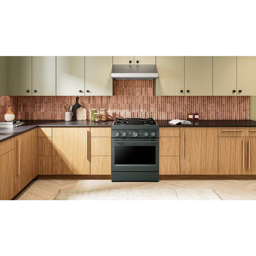 30-Inch 4 Burner Commercial-Style Dual Fuel Range with No Preheat Air Fry Mode