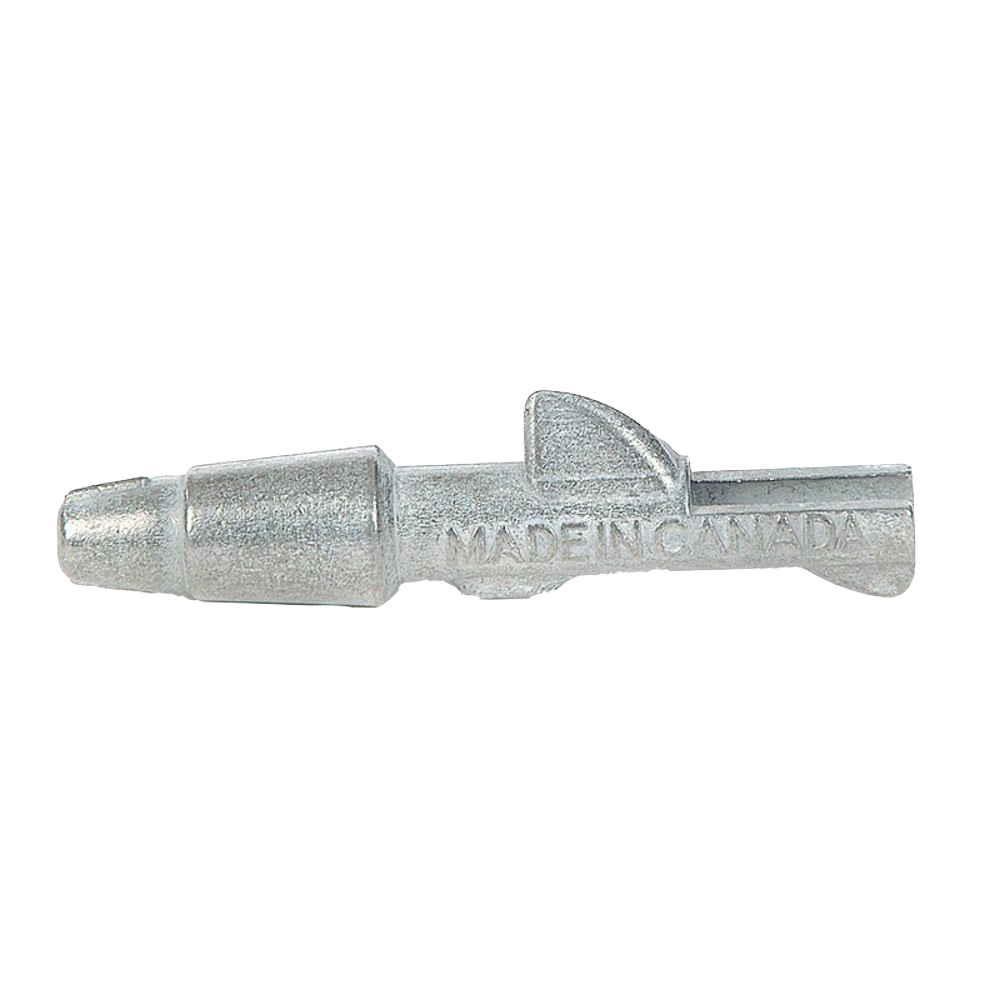 Cast aluminum hookless maple sugaring spout with "Made in Canada" marking for outdoor and lawn garden tools under $50 collections