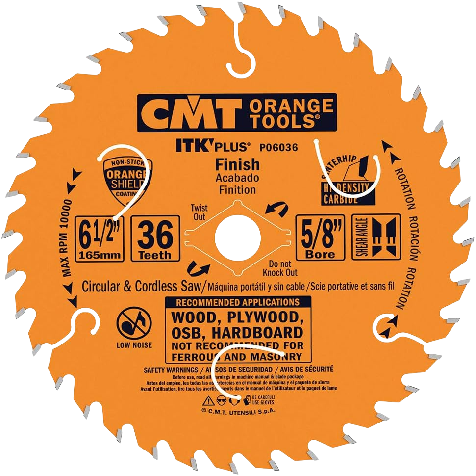 CMT Orange Tools 6-1/2" 36T Itk-Plus® Finish Saw Blade
