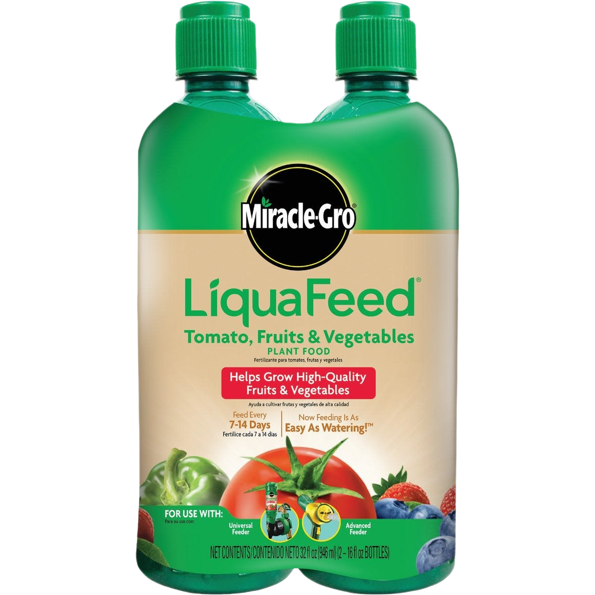 Miracle-Gro 16 Oz. LiquaFeed Tomato, Fruits & Vegetables Plant Food