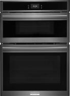 Stainless steel 30-inch electric wall oven and microwave combination with Total Convection system from Wall Ovens collection