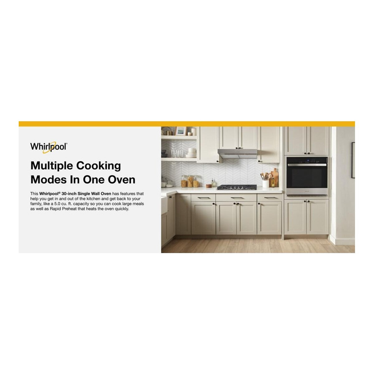 30-Inch Single Self-Cleaning Wall Oven - 5.0 Cu. Ft.