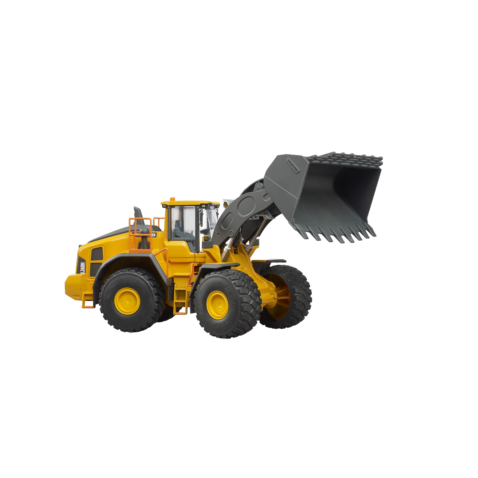 Yellow Bruder toy wheel loader with large detailed bucket in Vehicles & Remote Controlled Toys and Bruder Toys collections under $100