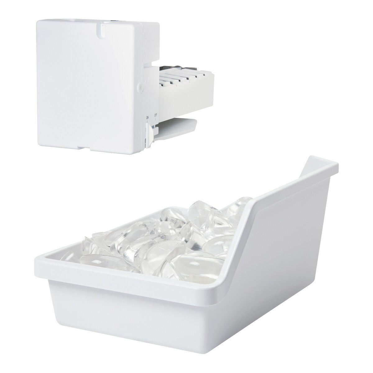 GE Appliances IM4D Refrigerator Icemaker Kit – Automatic Ice Maker for Top-Freezer & Select Bottom-Freezer Refrigerators