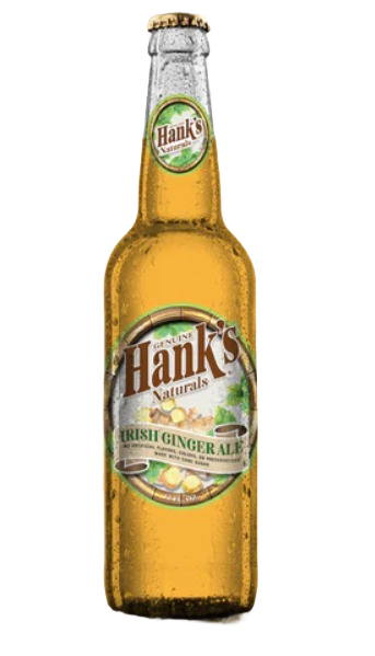 Bottle of Hanks Irish Ginger Ale with condensation in drinks and food beverage collections under $50