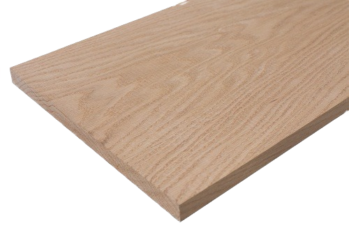 Smooth oak lumber plank with natural grain pattern for woodworking and home improvement projects under $50 collection