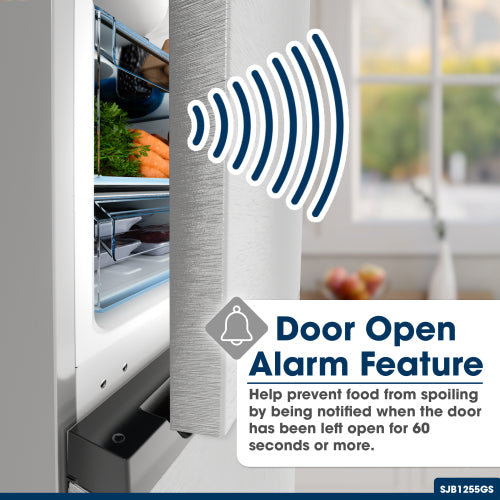 11.5 CF Counter-Depth Bottom-Mount Refrigerator, 24" Wide