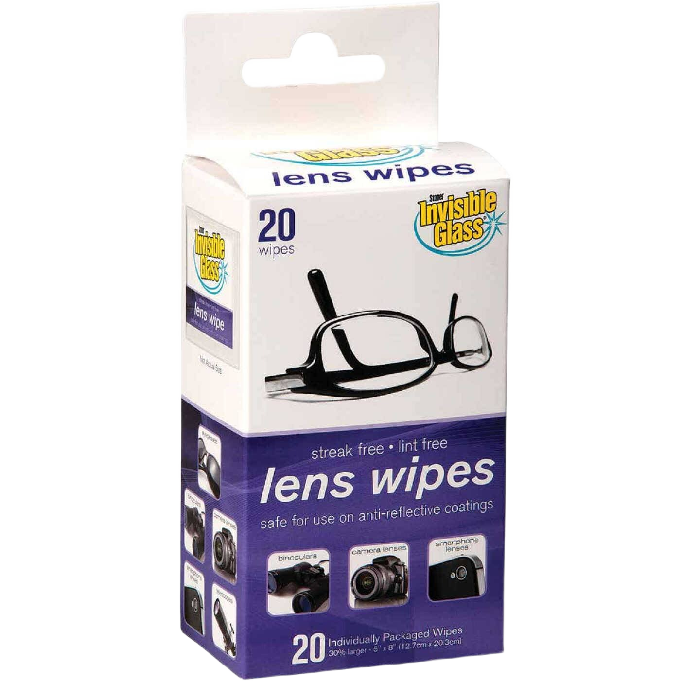 Box of premium lens wipes with streak-free, lint-free formula for cleaning glasses and electronic screens under $25 collection