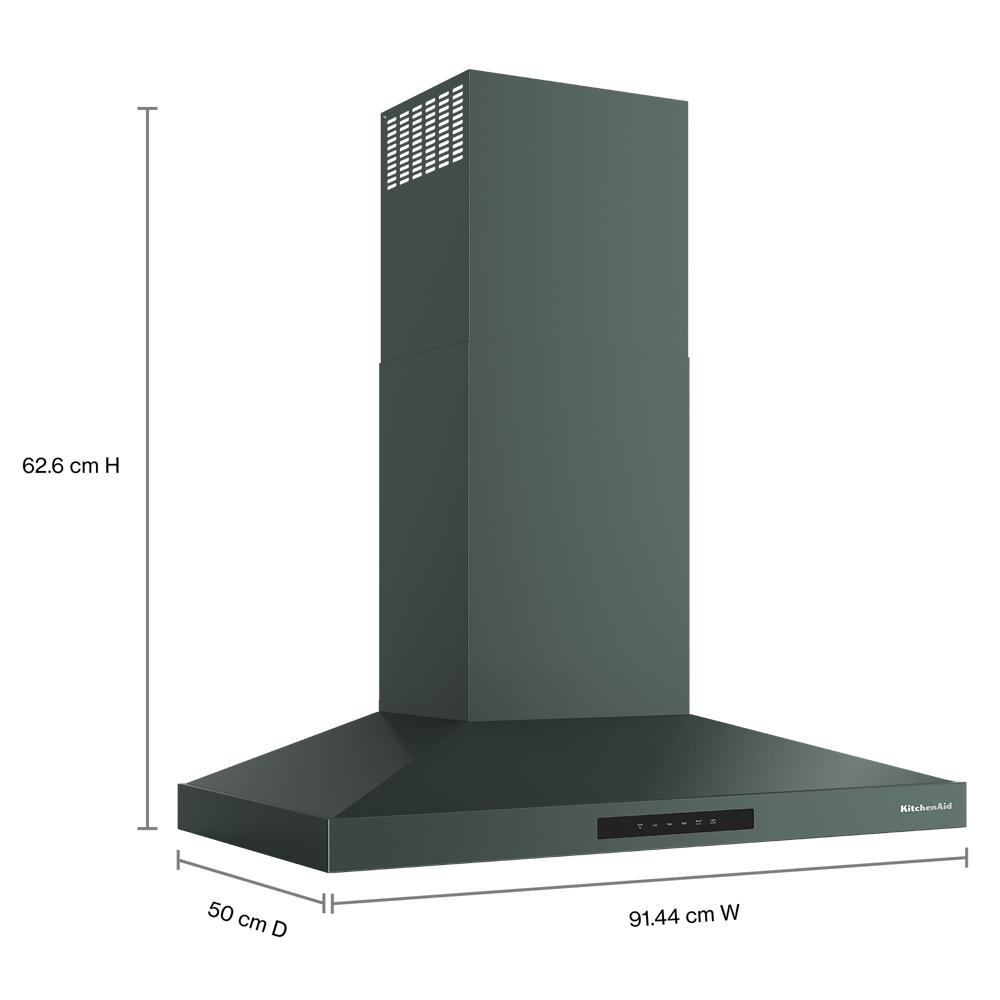 KitchenAid® 36-inch Wall-Mount, 4-Speed Canopy Hood