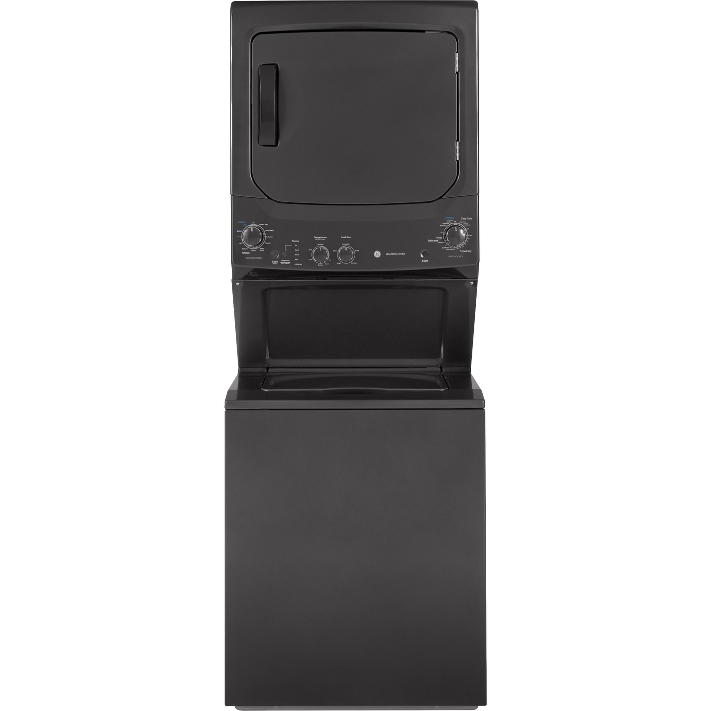 GE Unitized Spacemaker® 3.8 cu. ft. Capacity Washer with Stainless Steel Basket and 5.9 cu. ft. Capacity Electric Dryer