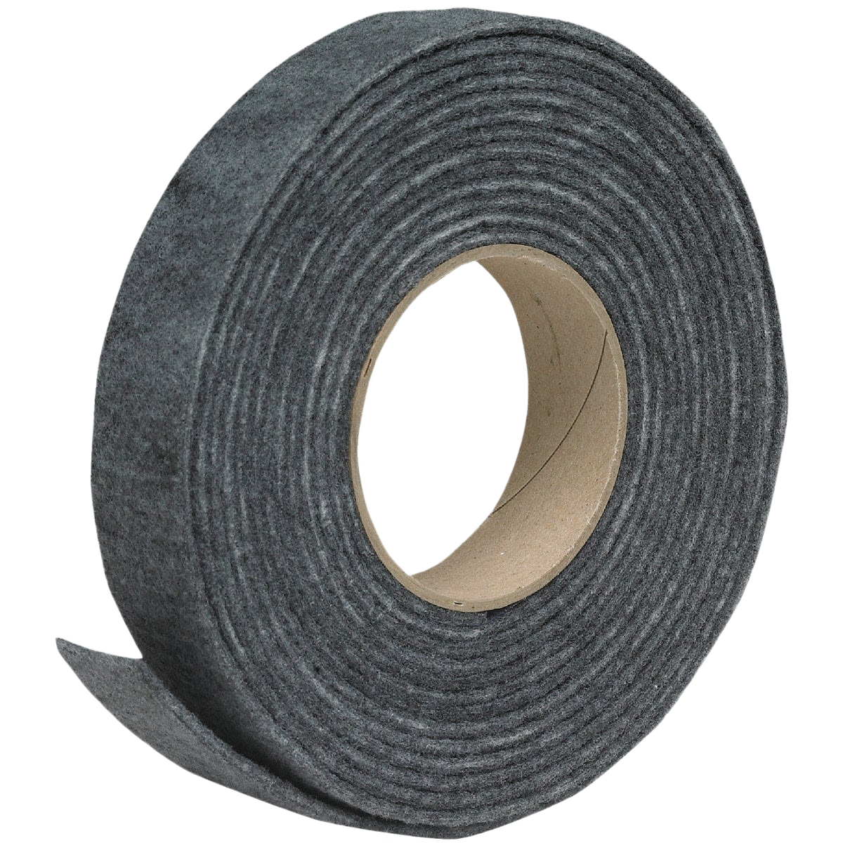 Roll of gray felt weatherstrip designed for sealing drafts and dust in home improvement hardware projects under $50 collection