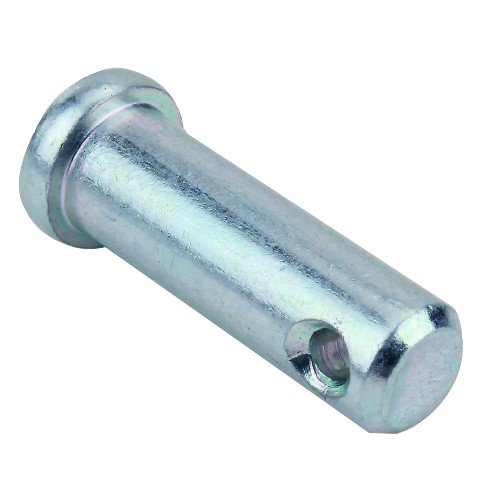 Silver metal pin fastener with a hole for securing, part of John Deere hardware and parts collections under $50